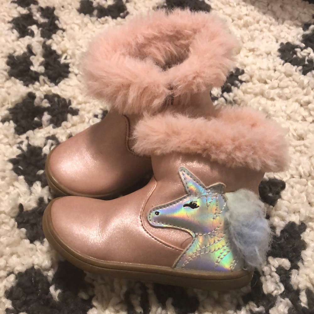 Girls Rampage unicorn boots